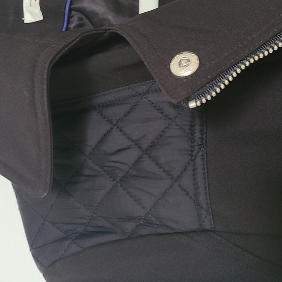 Kenneth Cole All weather Bomber Jacket Quilted-Black sz S - Picture 4 of 5